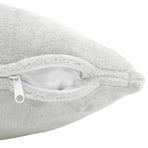 Throw Pillow 2 pcs HEERLEN Light Grey 55 x 55 cm Flannel