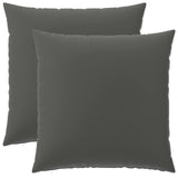Cushion with Pillow HEERLEN 2 pcs Anthracite Polyester