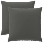 Cushion with Pillow HEERLEN 2 pcs Anthracite Polyester