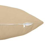 Cushion with Pillow HEERLEN 2 pcs Beige Polyester