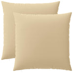 Cushion with Pillow HEERLEN 2 pcs Beige Polyester