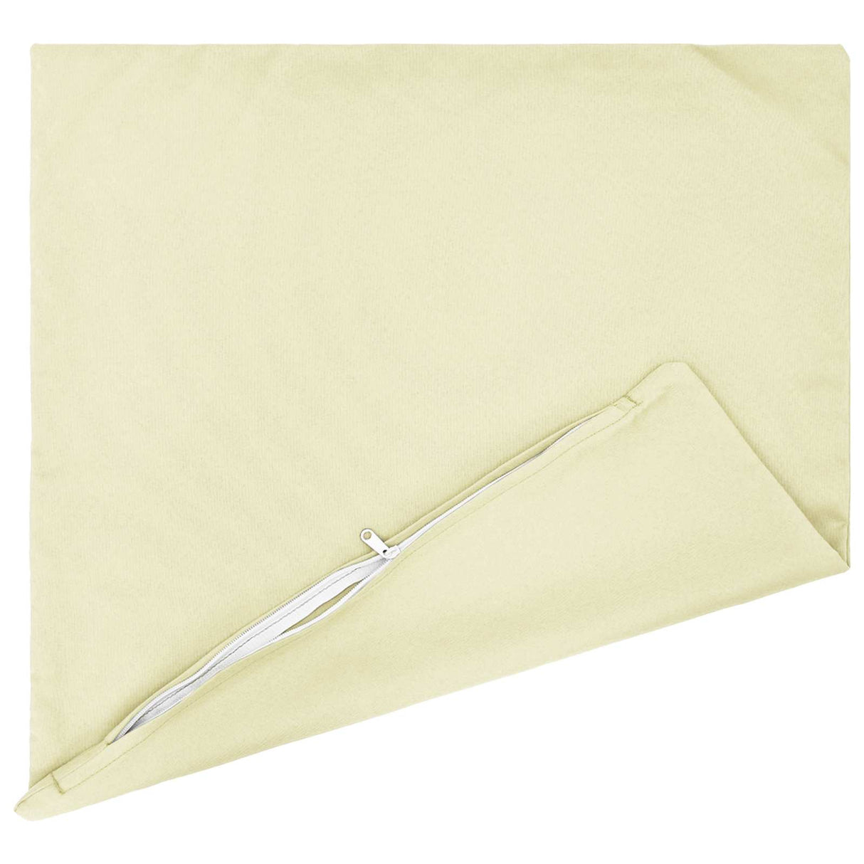 Cushion with Pillow HEERLEN 2 pcs Cream Polyester