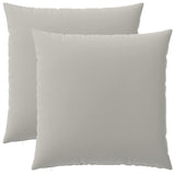 Cushion with Pillow HEERLEN 2 pcs Grey Polyester