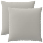 Cushion with Pillow HEERLEN 2 pcs Grey Polyester