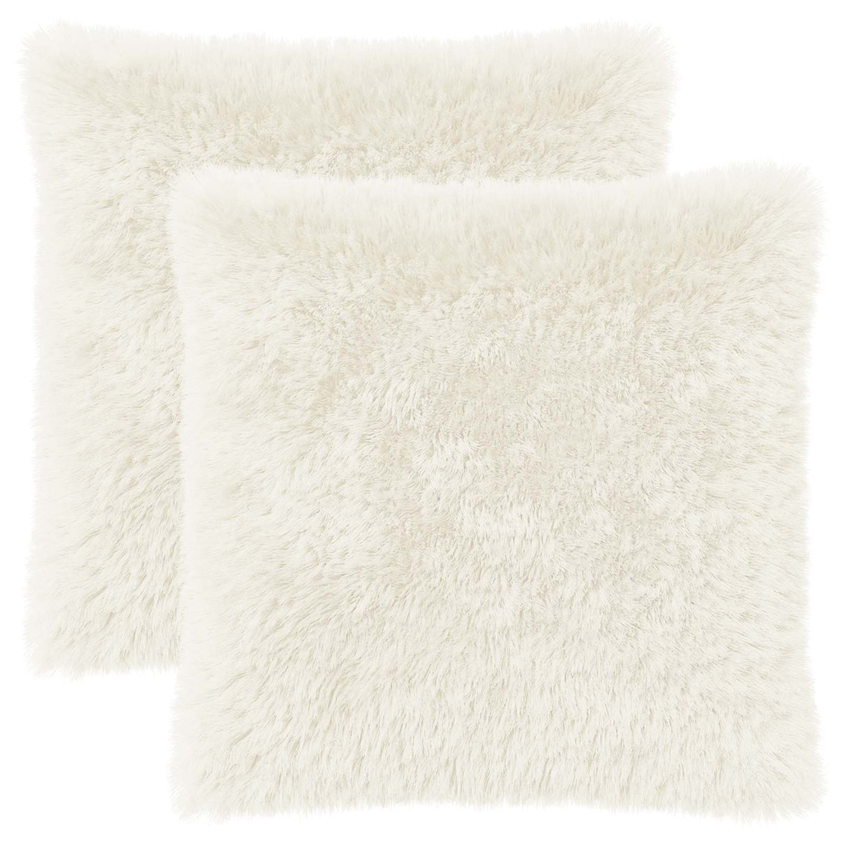 Cushion with Pillow HEERLEN 2 pcs White PV Fleece
