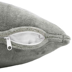 Throw Pillow 2 pcs HEERLEN Dark Grey 60 x 60 cm Flannel