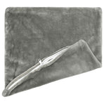Throw Pillow 2 pcs HEERLEN Dark Grey 60 x 60 cm Flannel