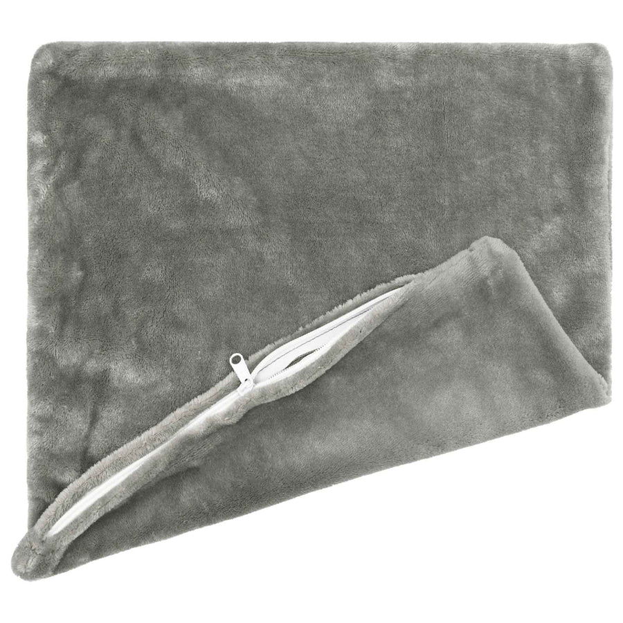 Throw Pillow 2 pcs HEERLEN Dark Grey 60 x 60 cm Flannel