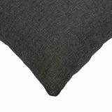 Cushion with Pillow HEERLEN 2 pcs Dark Grey Fabric