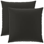 Cushion with Pillow HEERLEN 2 pcs Black Polyester