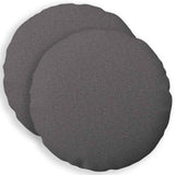 Cushion with Pillow HEERLEN 2 pcs Light Grey Fabric