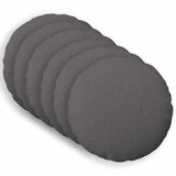 Cushion with Pillow HEERLEN 6 pcs Light Grey Fabric