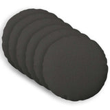 Cushion with Pillow HEERLEN 6 pcs Dark Grey Fabric