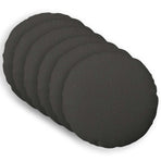 Cushion with Pillow HEERLEN 6 pcs Dark Grey Fabric