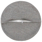 Throw Pillow 2 pcs HEERLEN Cloud Grey Ø 40 cm Fabric