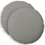 Throw Pillow 2 pcs HEERLEN Cloud Grey Ø 40 cm Fabric