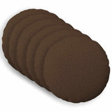 Cushion with Pillow HEERLEN 6 pcs Brown Fabric
