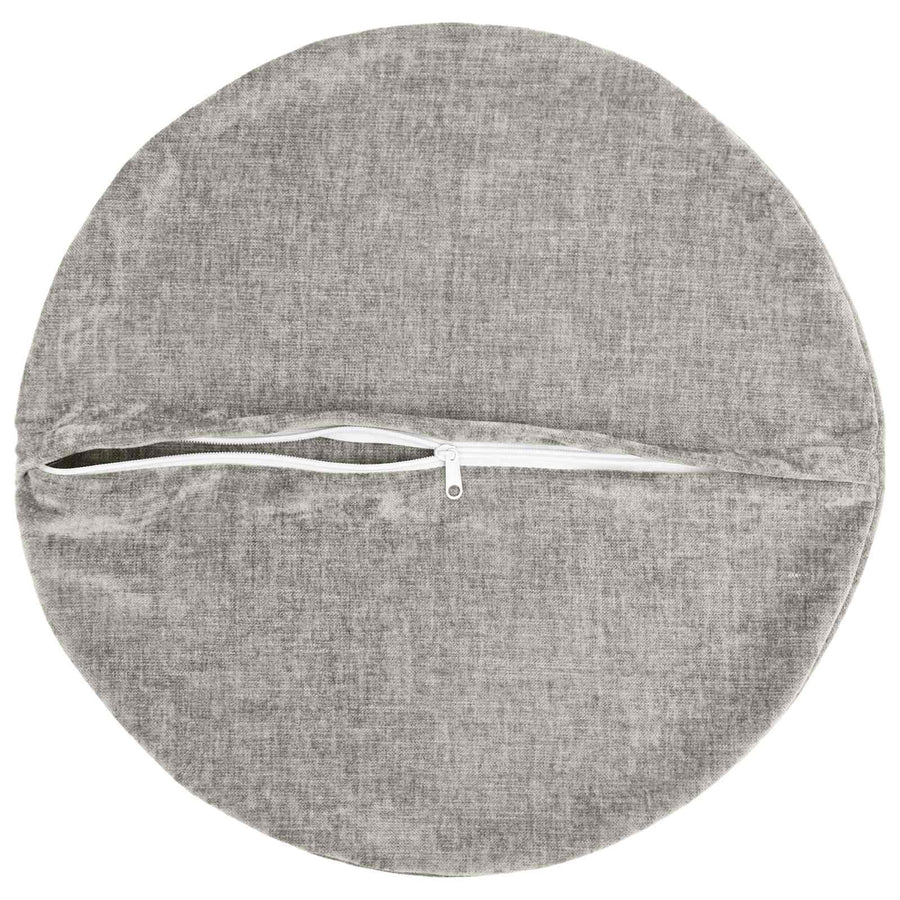 Throw Pillow 2 pcs HEERLEN Light Grey Dia. 40 cm