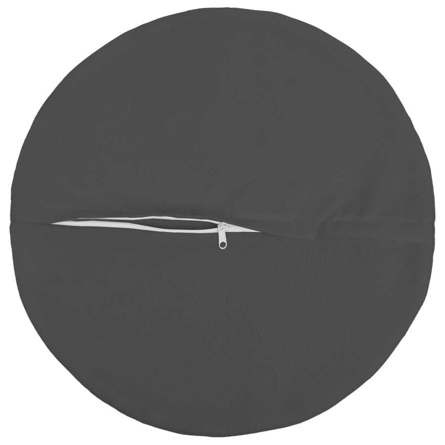 Cushion with Pillow HEERLEN 2 pcs Anthracite Polyester