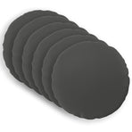 Cushion with Pillow HEERLEN 6 pcs Anthracite Polyester