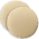 Cushion with Pillow HEERLEN 2 pcs Beige Polyester - Front View