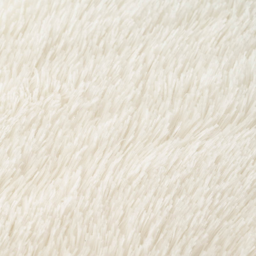 Cushion 2 pcs HEERLEN White Ø 40 cm PV Fleece