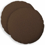 Cushion with Pillow HEERLEN 2 pcs Brown Fabric
