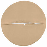 Cushion with Pillow HEERLEN 2 pcs Cream Fabric - Side View