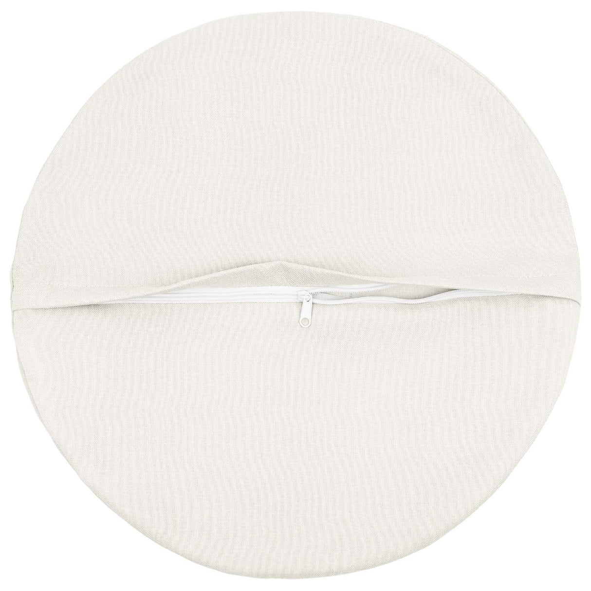 Cushion with Pillow HEERLEN 2 pcs White Fabric