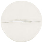 Throw Pillow 2 pcs HEERLEN White Dia. 50 cm Fabric