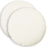 Cushion with Pillow HEERLEN 2 pcs White Fabric