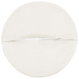 Cushion with Pillow HEERLEN 6 pcs White Fabric - Side View