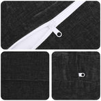 Throw Pillow 2 pcs HEERLEN Anthracite Dia. 50 cm