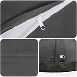 Cushion with Pillow HEERLEN 2 pcs Anthracite Polyester