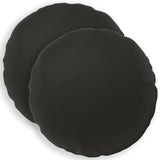 Cushion with Pillow HEERLEN 2 pcs Black Polyester