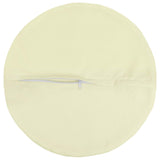 Cushion with Pillow HEERLEN 6 pcs Cream Polyester