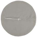 Cushion with Pillow HEERLEN 2 pcs Grey Polyester - Side View