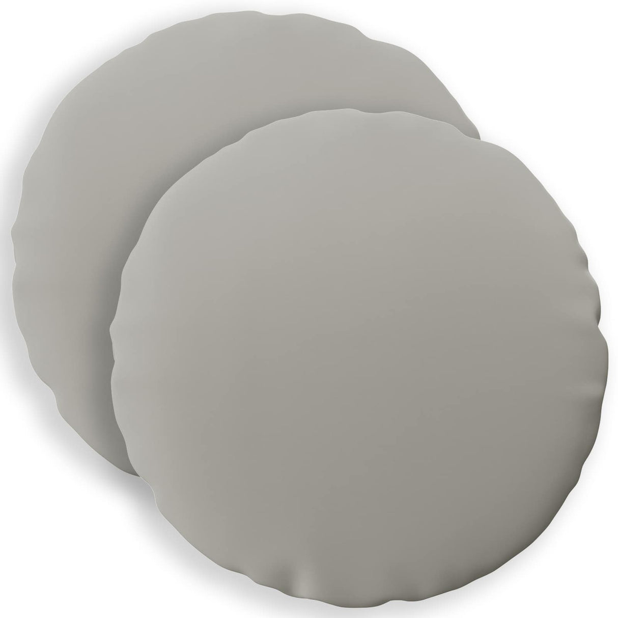 Cushion with Pillow HEERLEN 2 pcs Grey Polyester