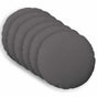 Cushion with Pillow HEERLEN 6 pcs Light Grey Fabric