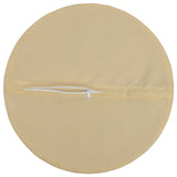Cushion with Pillow HEERLEN 6 pcs Beige Polyester