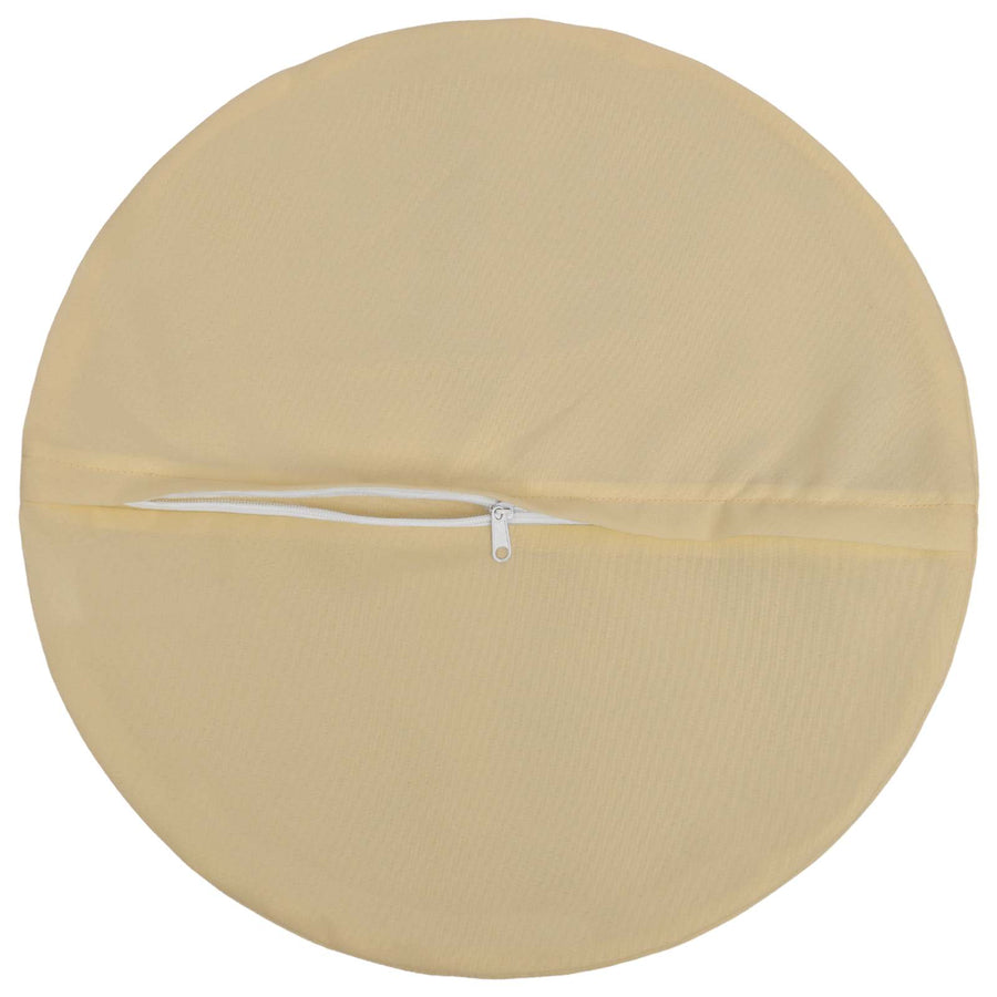 Cushion with Pillow HEERLEN 6 pcs Beige Polyester