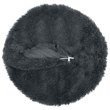 Cushion with Pillow HEERLEN 2 pcs Anthracite PV Fleece