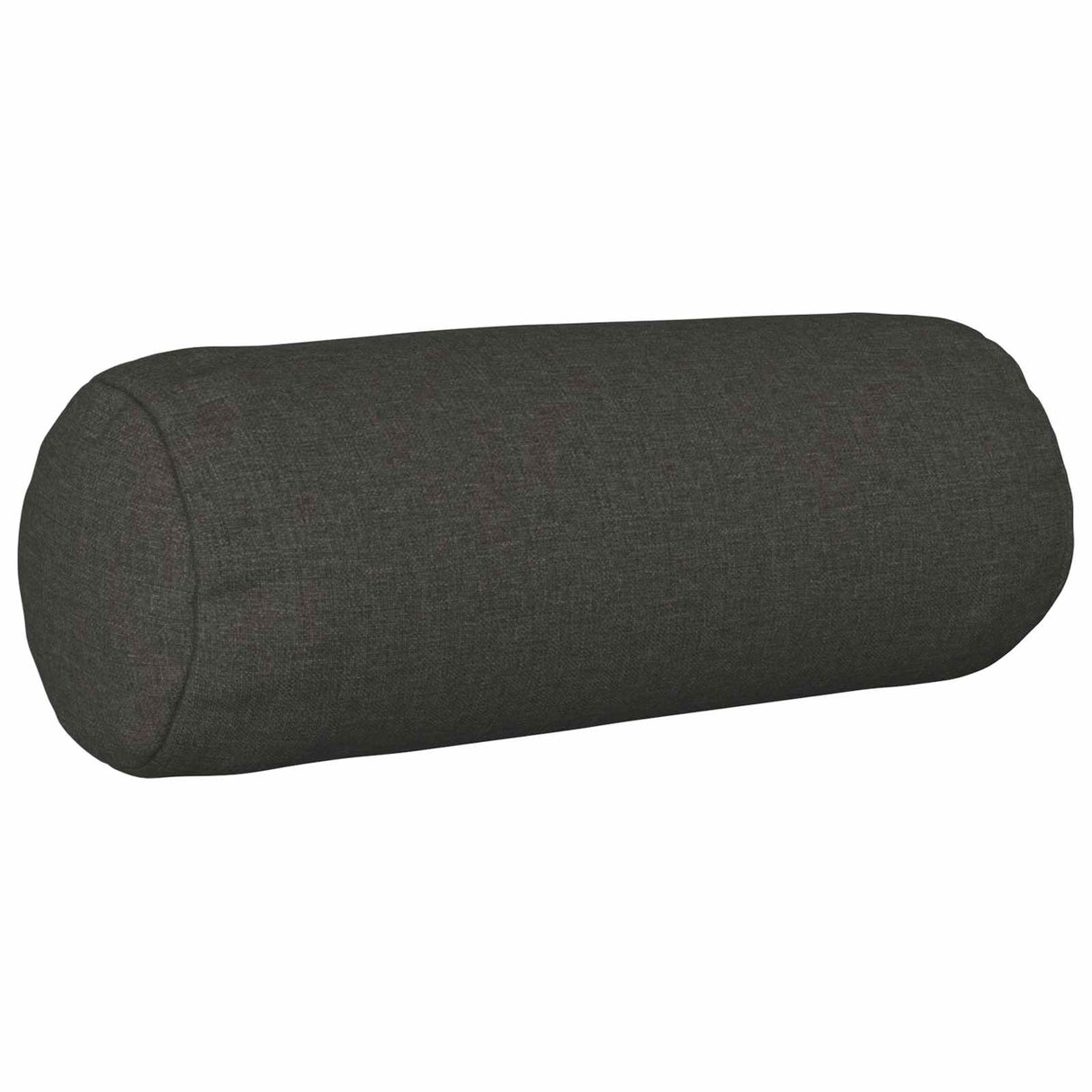 Cushion with Pillow HEERLEN 2 pcs Dark Grey Fabric