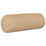 Cushion with Pillow HEERLEN 2 pcs Cream Fabric