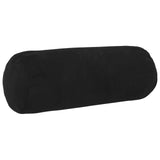 Cushion with Pillow HEERLEN 2 pcs Black Velvet - Front View
