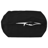 Cushion with Pillow HEERLEN 2 pcs Black Velvet - Top-Down View