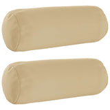 Cushion with Pillow HEERLEN 2 pcs Beige Polyester