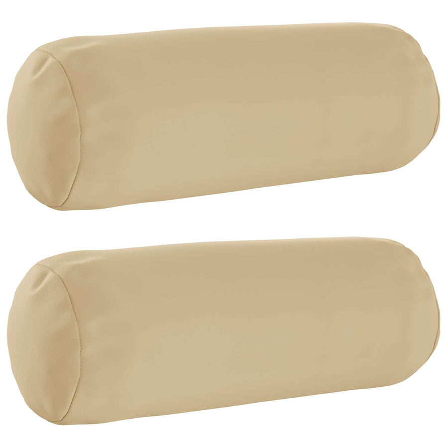 Cushion with Pillow HEERLEN 2 pcs Beige Polyester