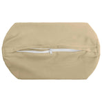 Cushion with Pillow HEERLEN 2 pcs Beige Polyester