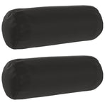 Cushion with Pillow HEERLEN 2 pcs Black Polyester